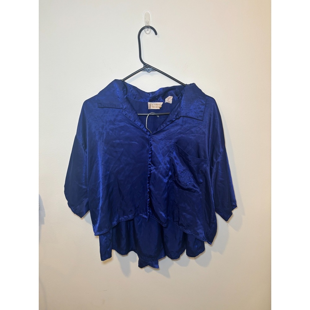 Vintage Victoria's Secret 2-Piece Sleep Set | Blue Medium